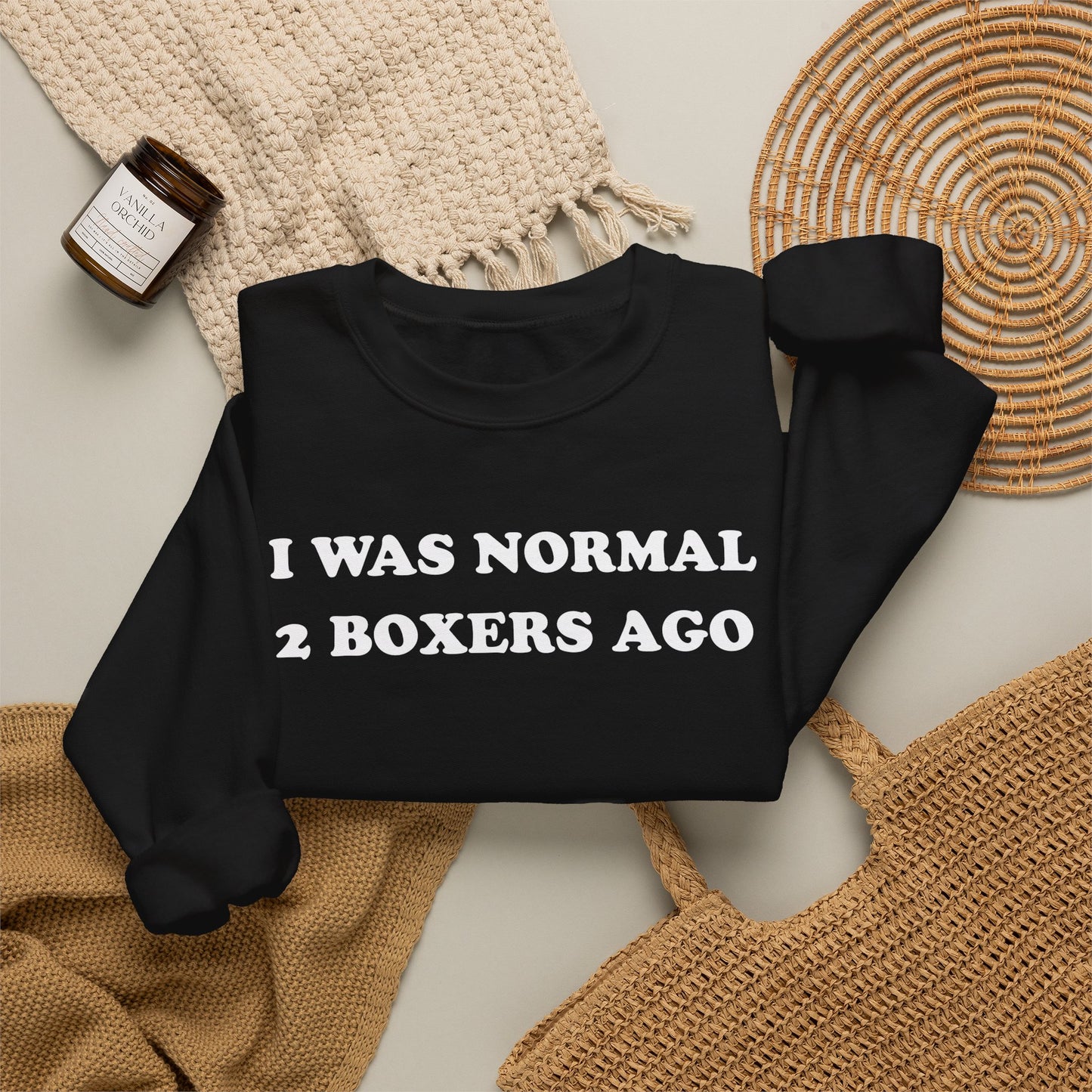 2 Boxers Crewneck Sweatshirt