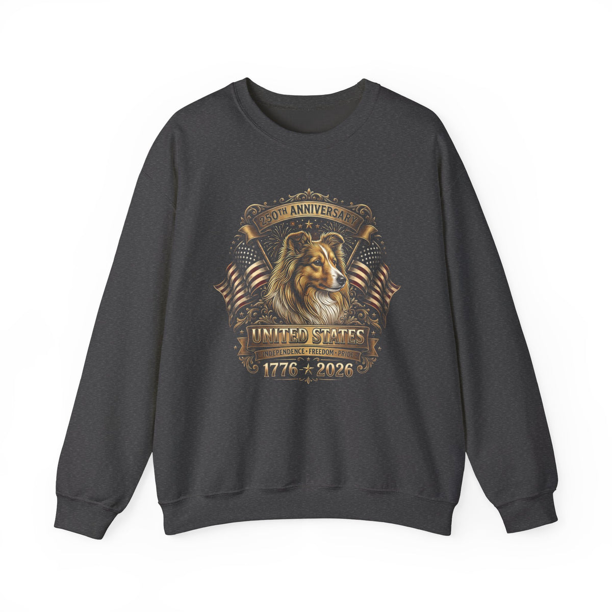 Shetland Sheepdog USA Crewneck Sweatshirt