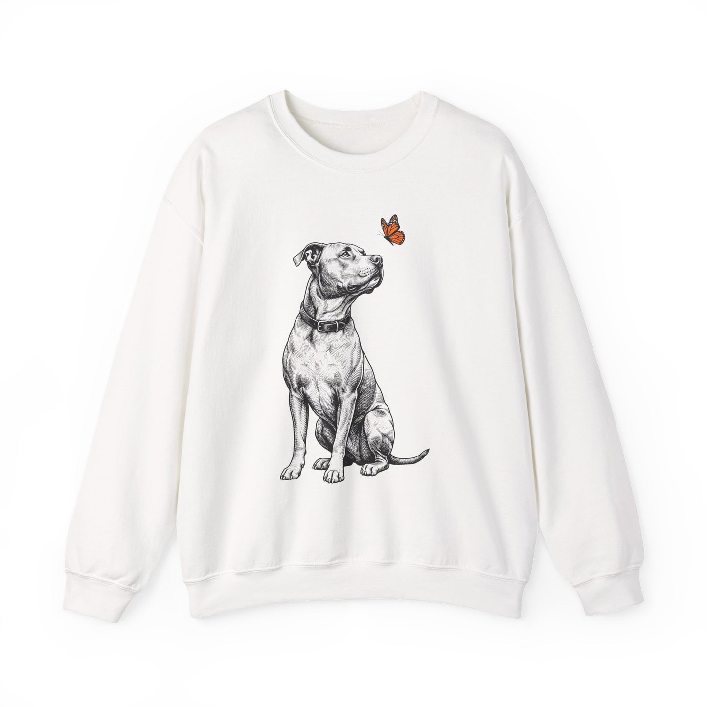 Pitbull Butterfly Crewneck Sweatshirt