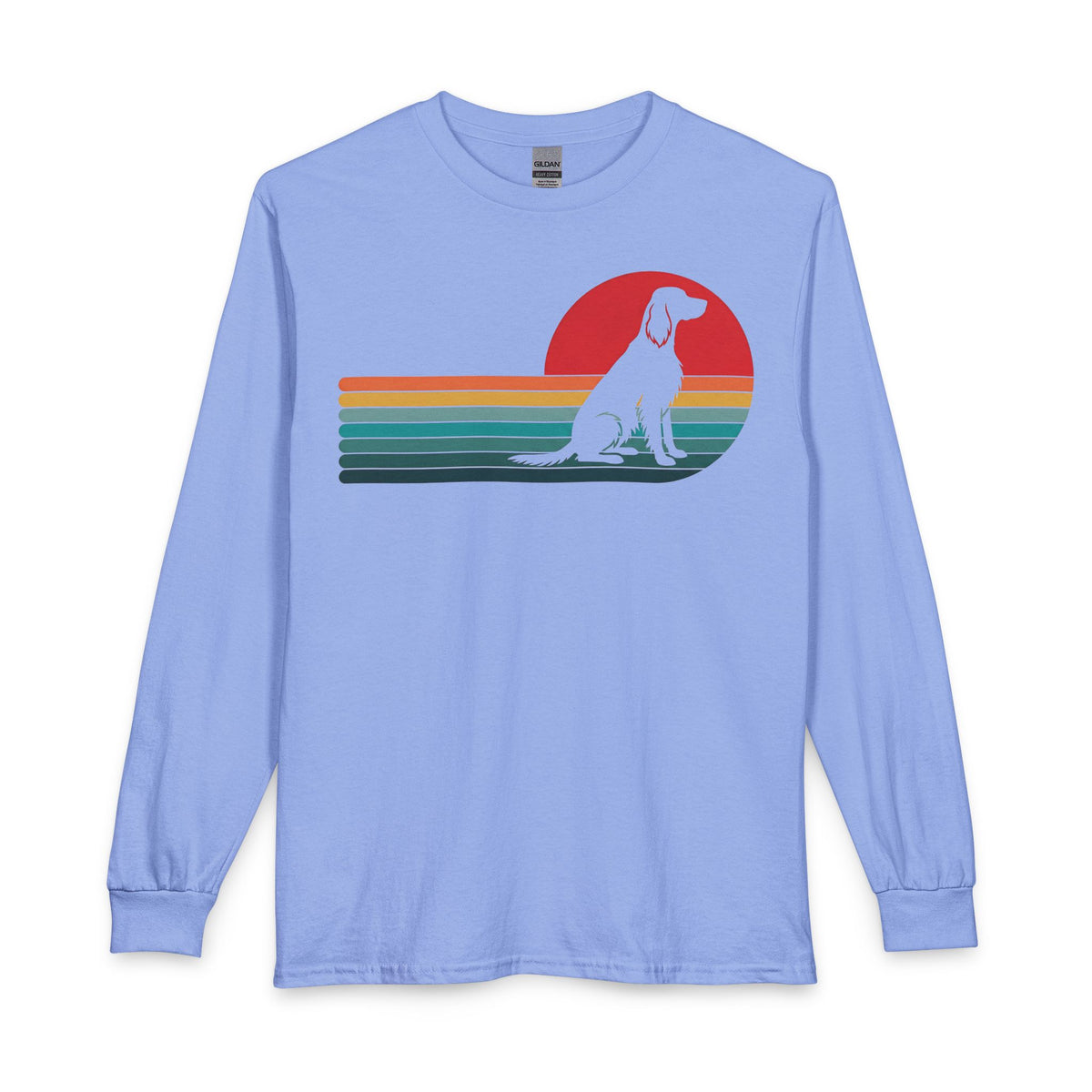 Irish Setter Retro Sunset Long Sleeve