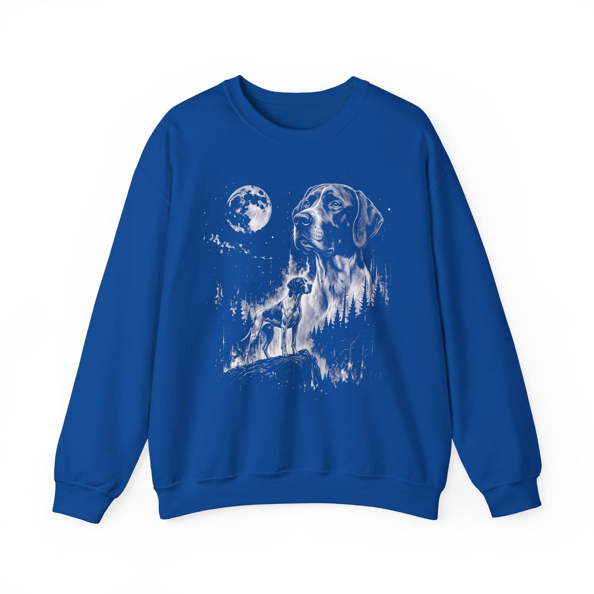 English Pointer Moonlight Crewneck Sweatshirt