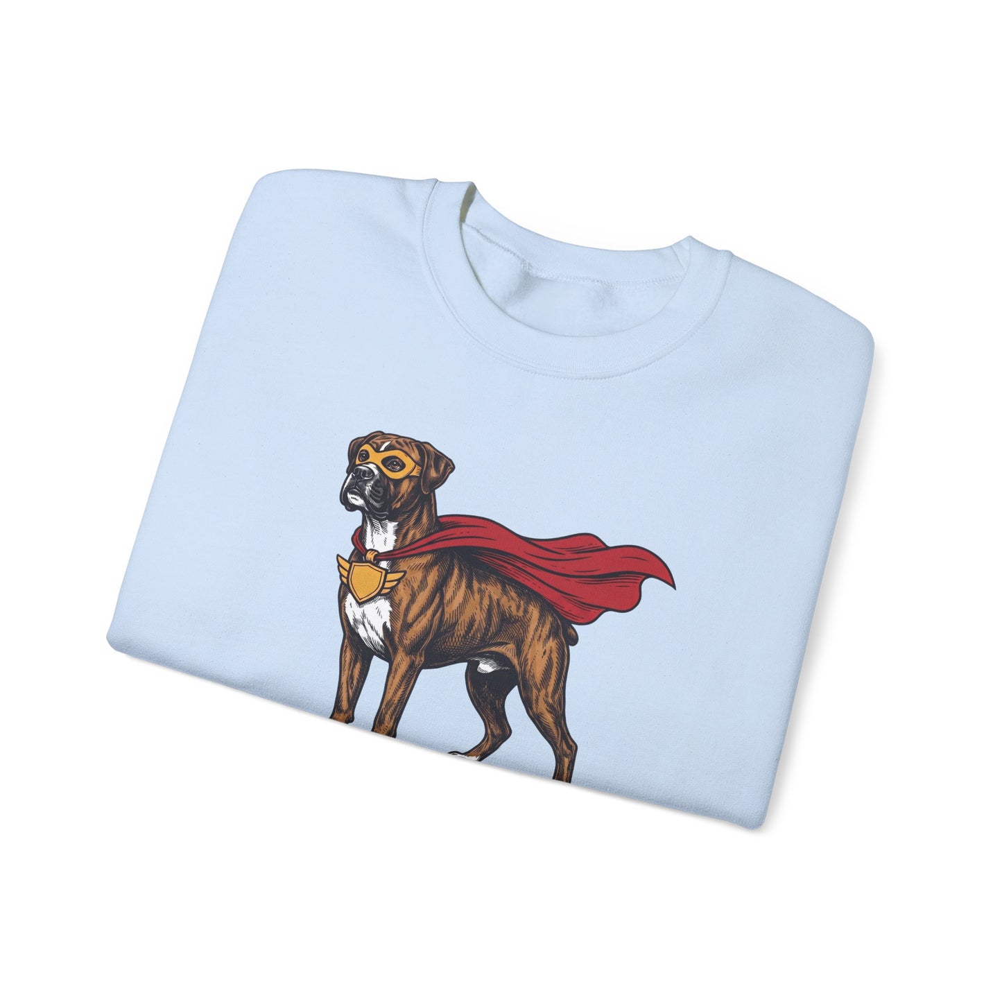 Boxer Superhero Crewneck Sweatshirt