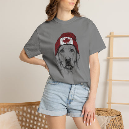 Labrador Canado Beanie Premium Tee