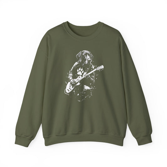 German Shorthaired Pointer Guitar Crewneck Sweatshirt