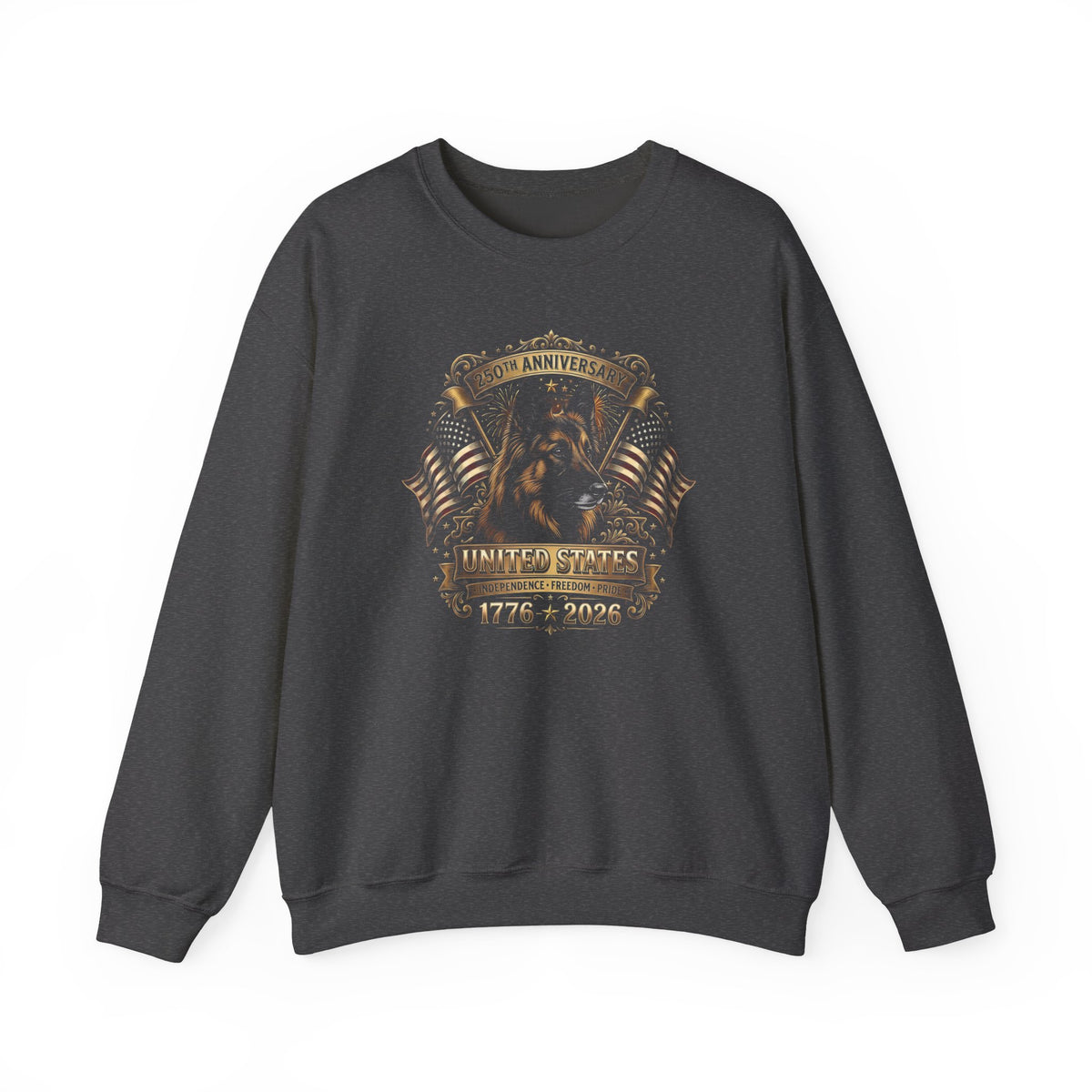 Belgian Tervuren Flag Shades Crewneck Sweatshirt