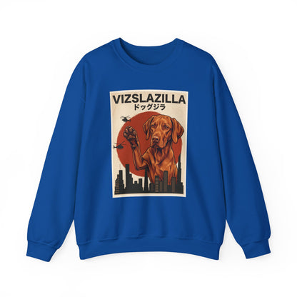 Vizsla Vizslazilla Crewneck Sweatshirt