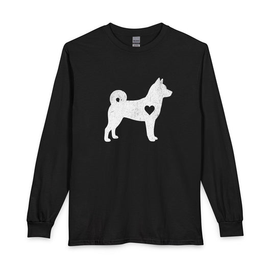 Shiba Inu Love Long Sleeve Black