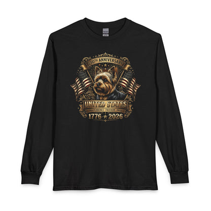 Yorkshire Terrier USA Golden Long Sleeve Black