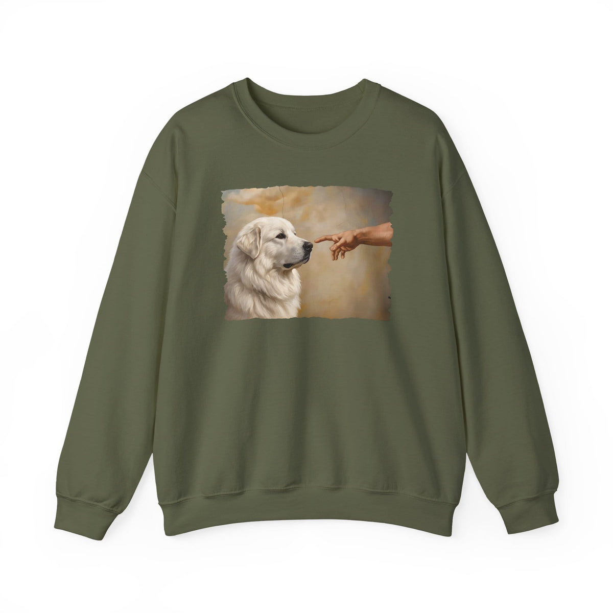 Great Pyrenees Creation Crewneck Sweatshirt