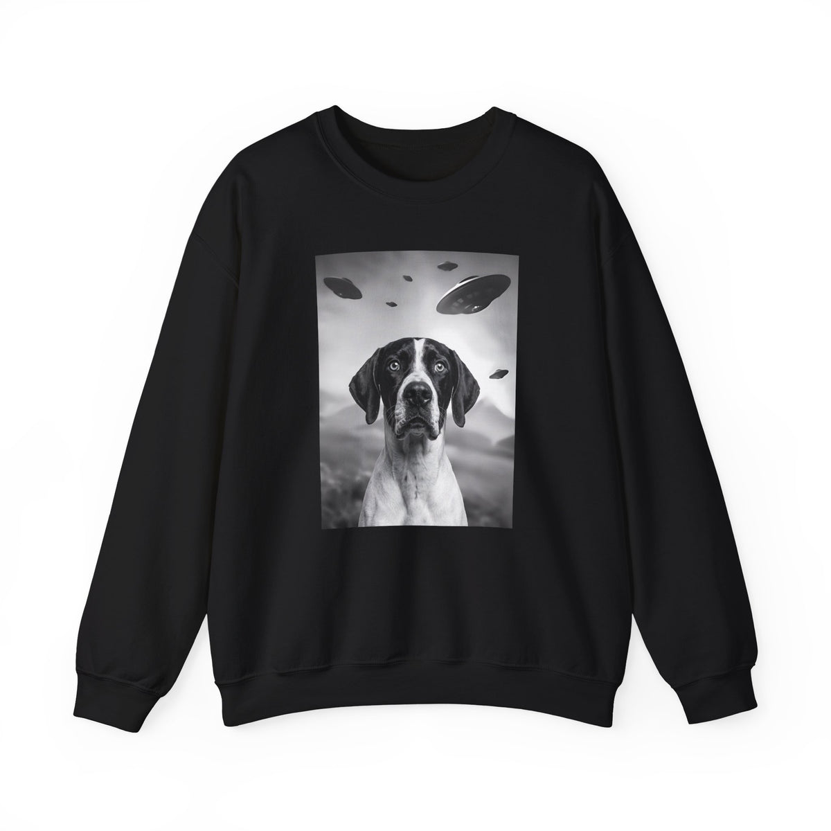 English Pointer UFO Crewneck Sweatshirt