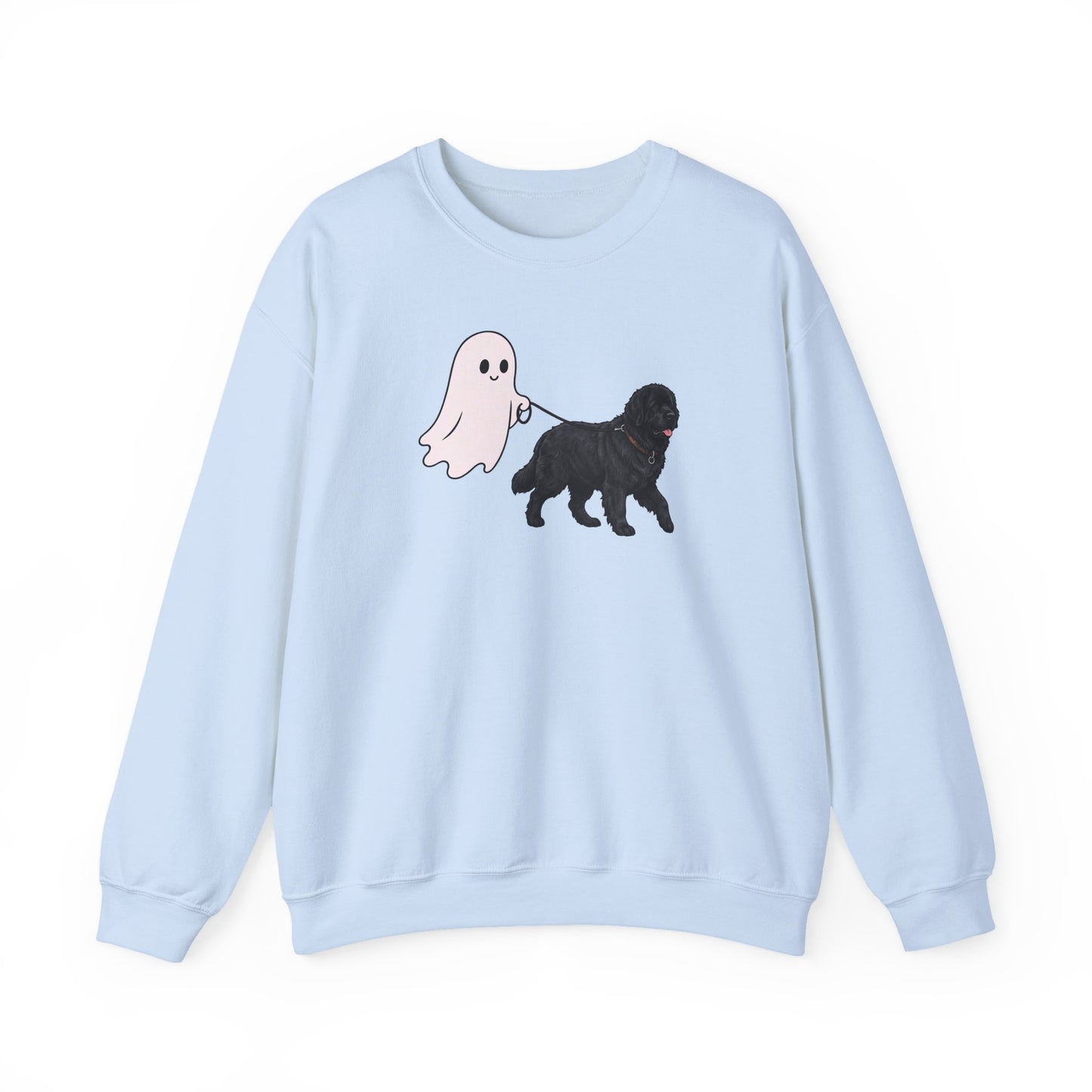 Newfoundland Ghost Halloween Crewneck Sweatshirt