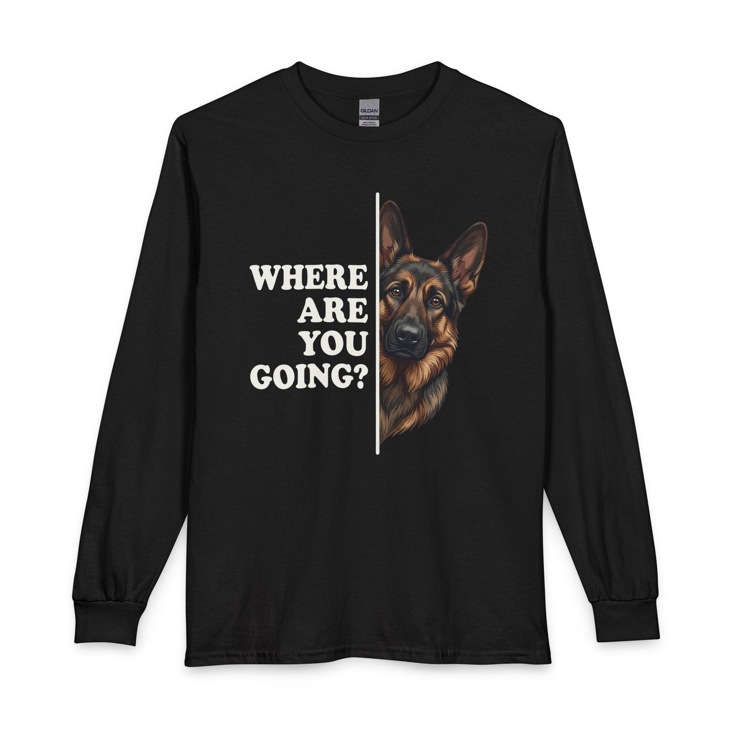 Black and Tan GSD Following Long Sleeve