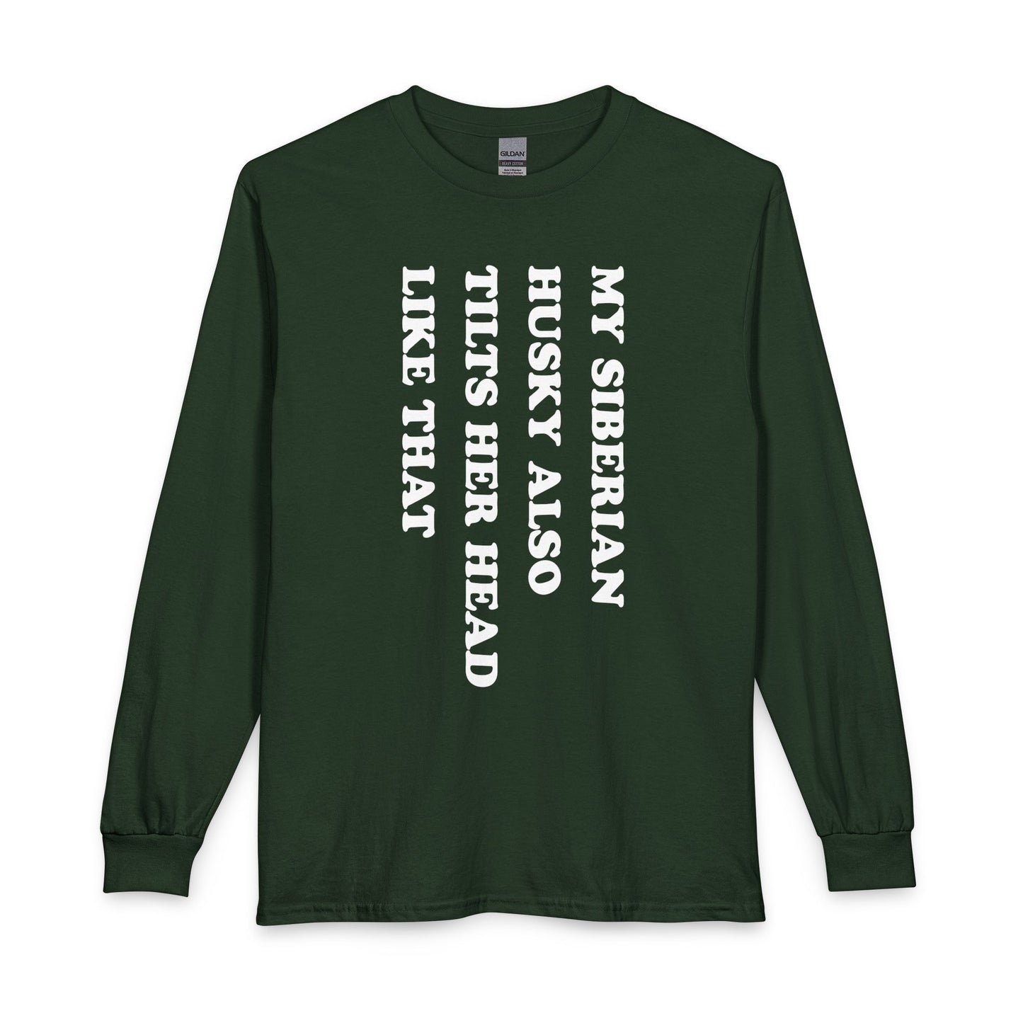 Husky Tilt Her Head Long Sleeve