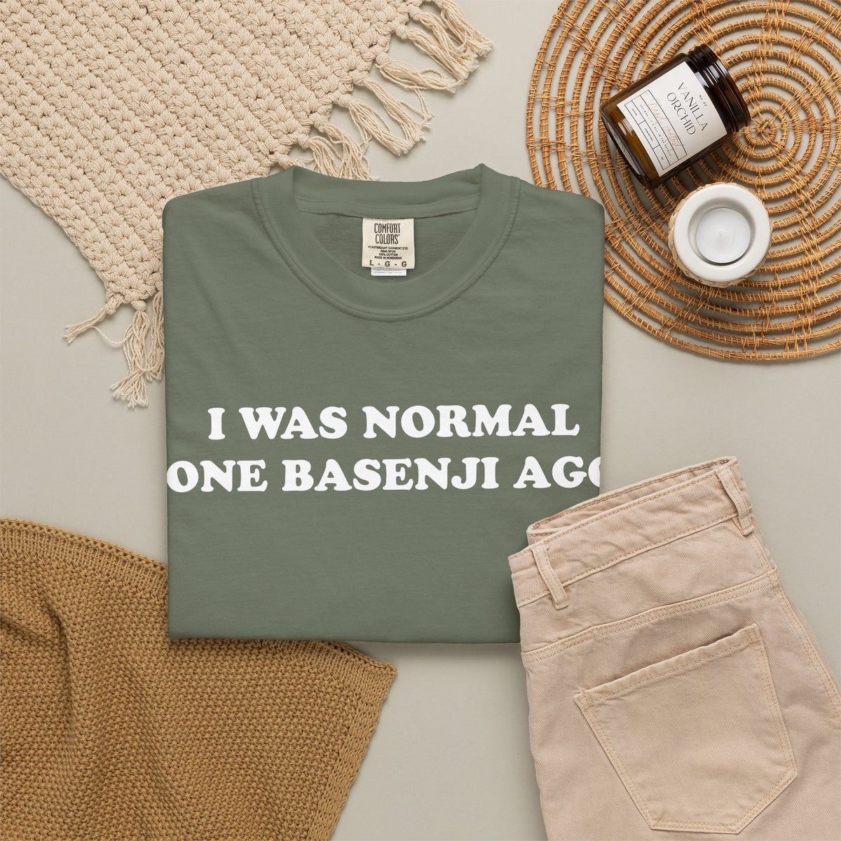 One Basenji Ago Premium Tee