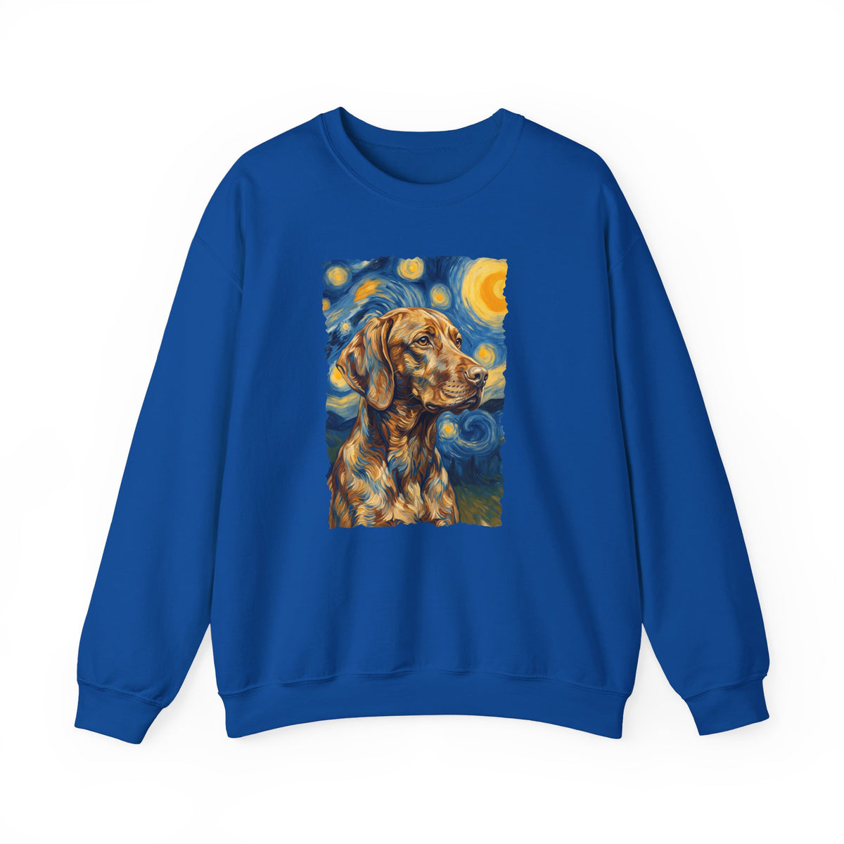 Vizsla Van Gogh Crewneck Sweatshirt