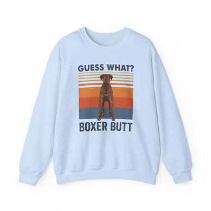 Brindle Boxer Butt Crewneck Sweatshirt