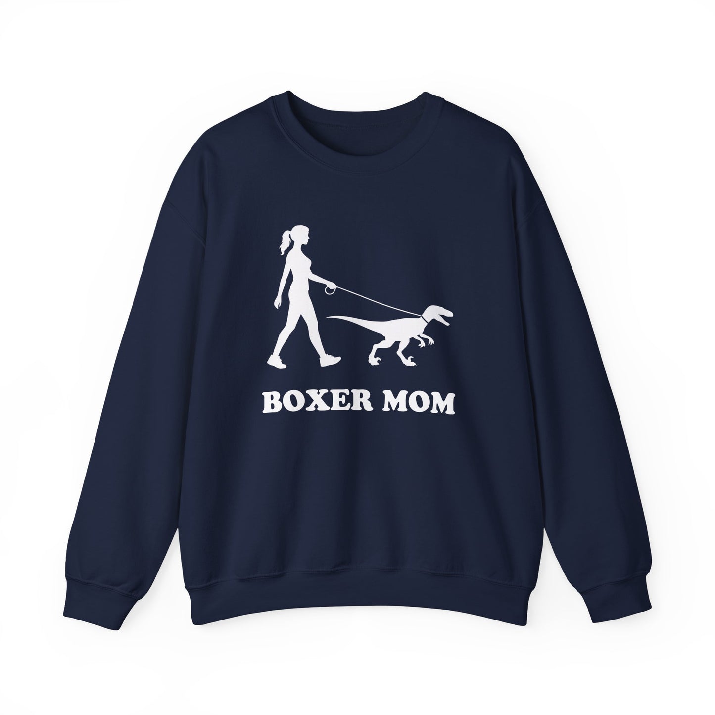 Boxer Mom Crewneck Sweatshirt