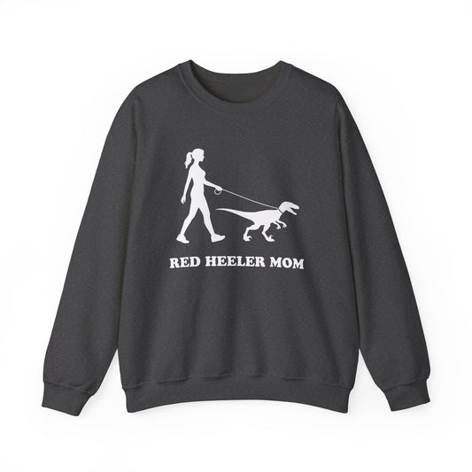 Red Heeler Mom Crewneck Sweatshirt