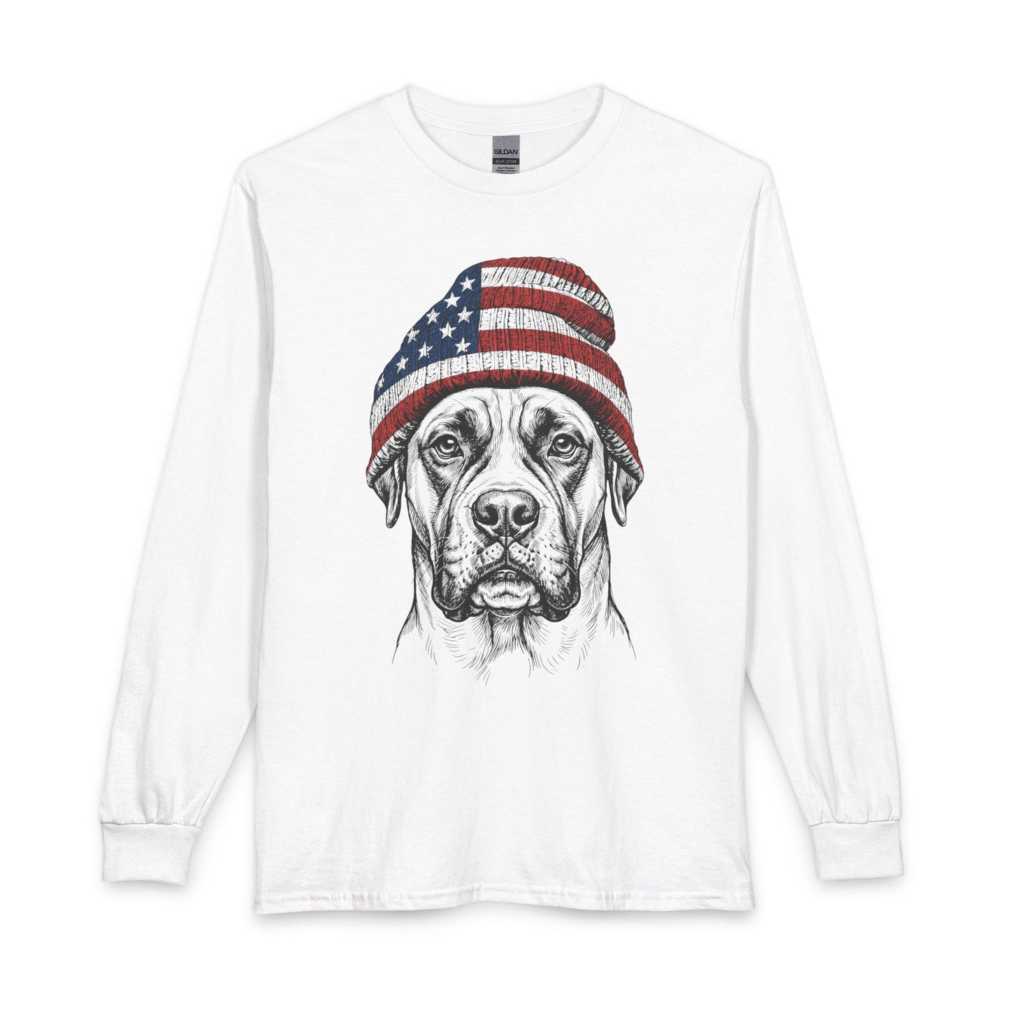 Boxer Beanie USA Long Sleeve