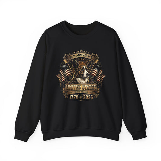 Cardigan Welsh Corgi 250 USA Crewneck Sweatshirt