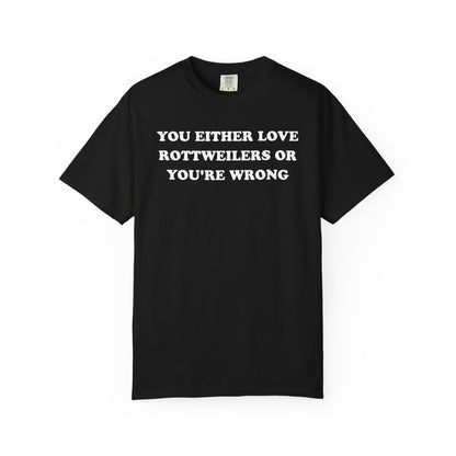 Love Rottweilers Premium Tee