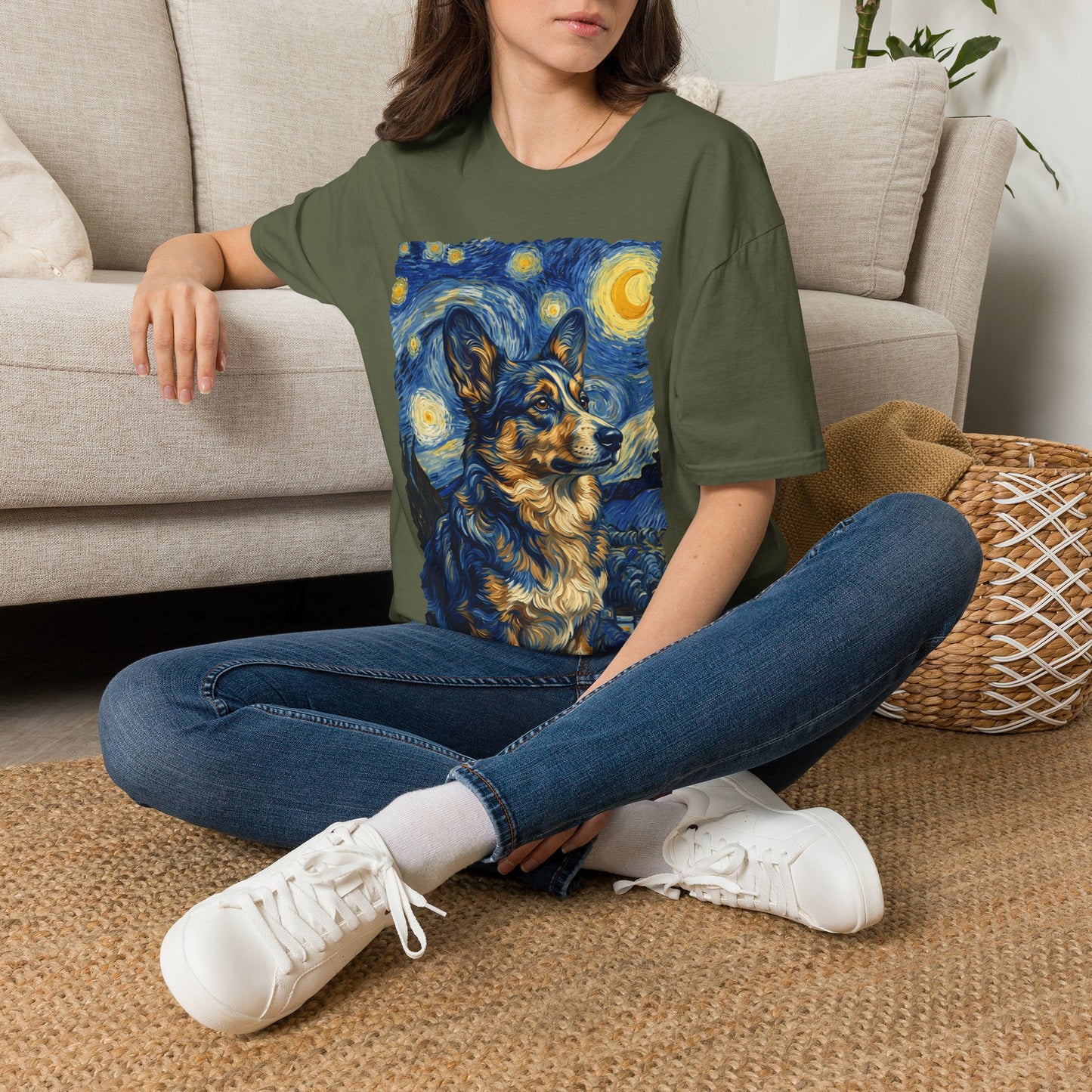 Cardigan Welsh Corgi Van Gogh