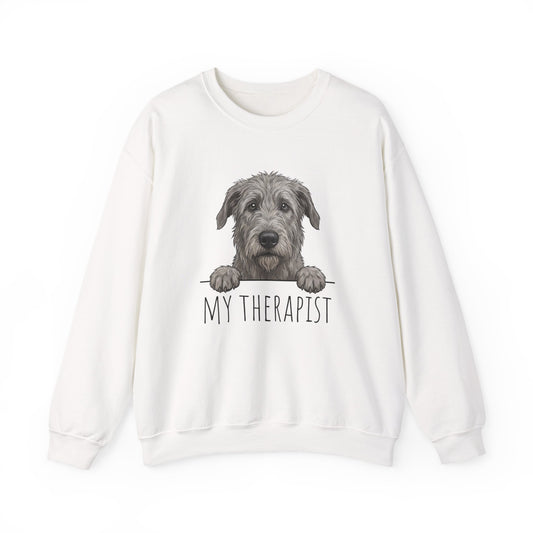 Irish Wolfhound Therapist Crewneck Sweatshirt