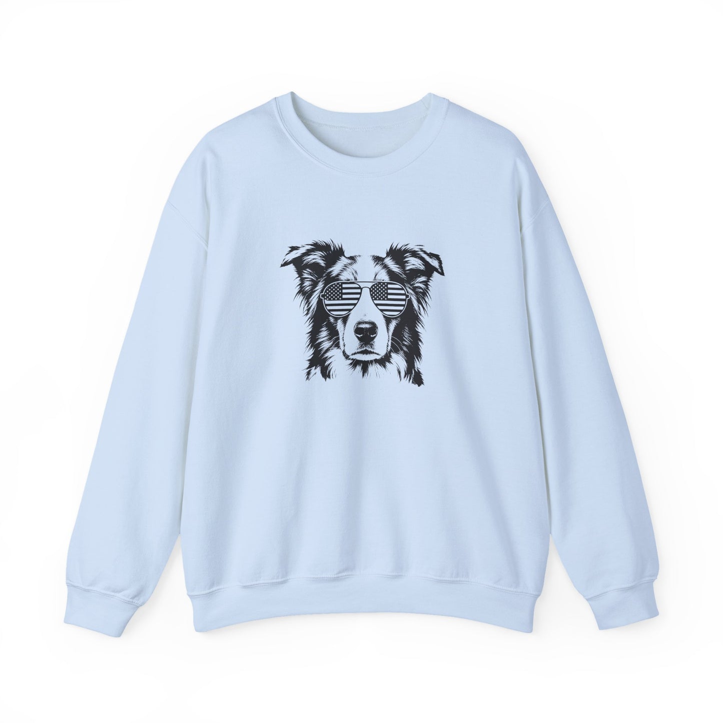 Border Collie USA Crewneck Sweatshirt