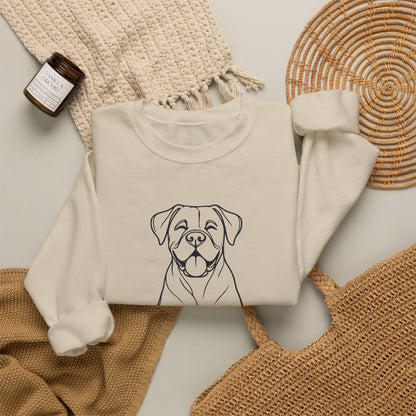 Happy Boxer Crewneck Sweatshirt