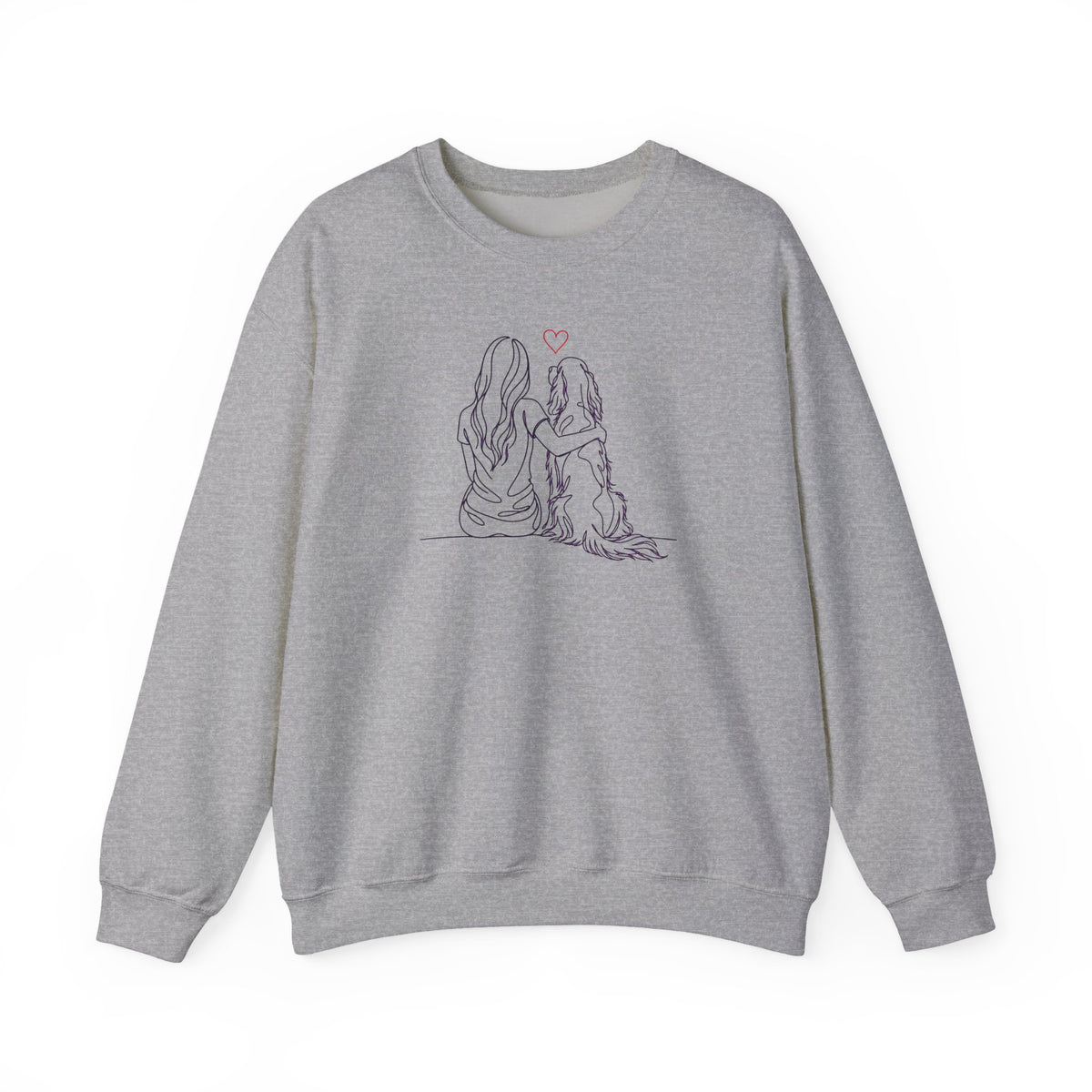 English Setter Hug Crewneck Sweatshirt