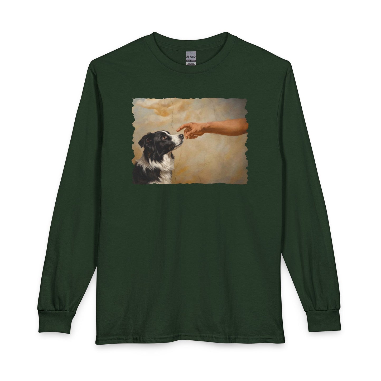 God Creates Border Collie Long Sleeve