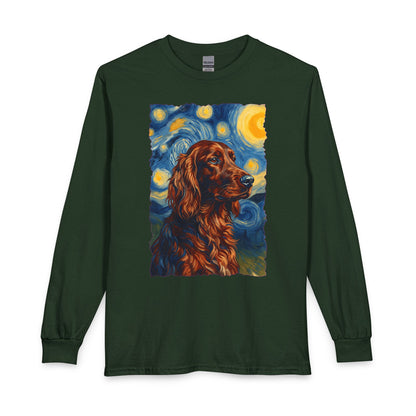Irish Setter Van Gogh Long Sleeve
