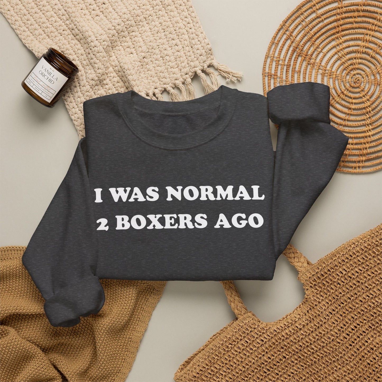 2 Boxers Crewneck Sweatshirt
