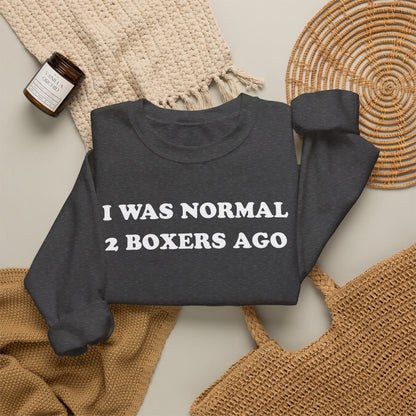 2 Boxers Crewneck Sweatshirt