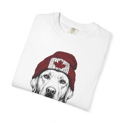 Labrador Canado Beanie Premium Tee