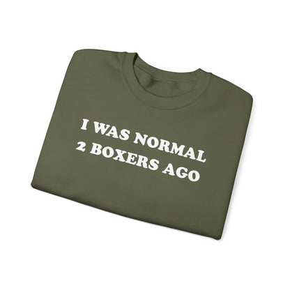 2 Boxers Crewneck Sweatshirt