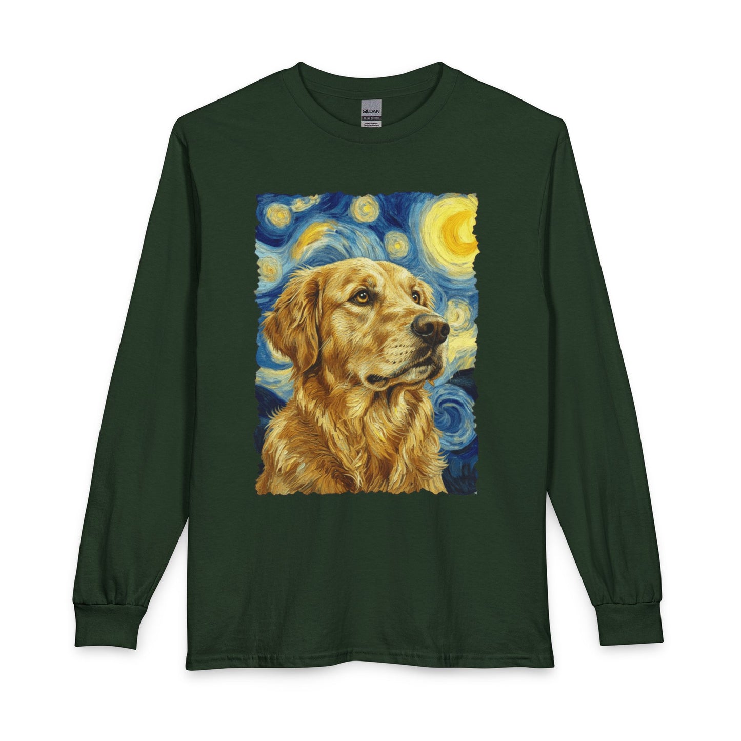 Golden Retriever Van Gogh Long Sleeve
