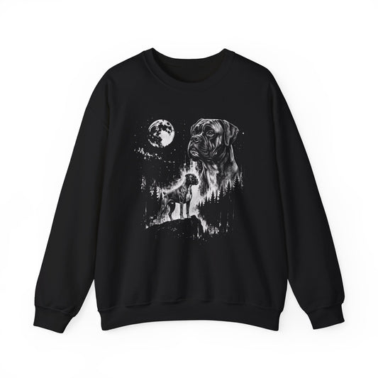 Boxer Moon Crewneck Sweatshirt