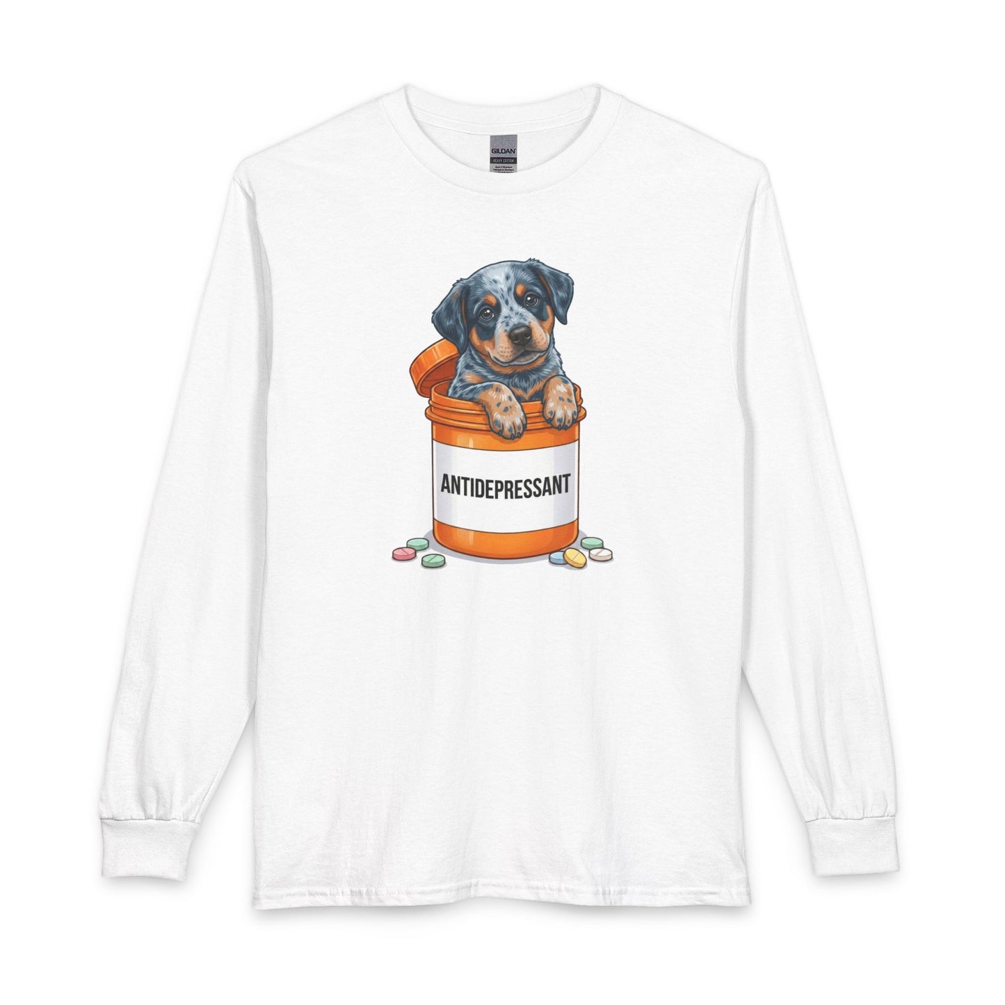 Blue Heeler Antidepressant Long Sleeve