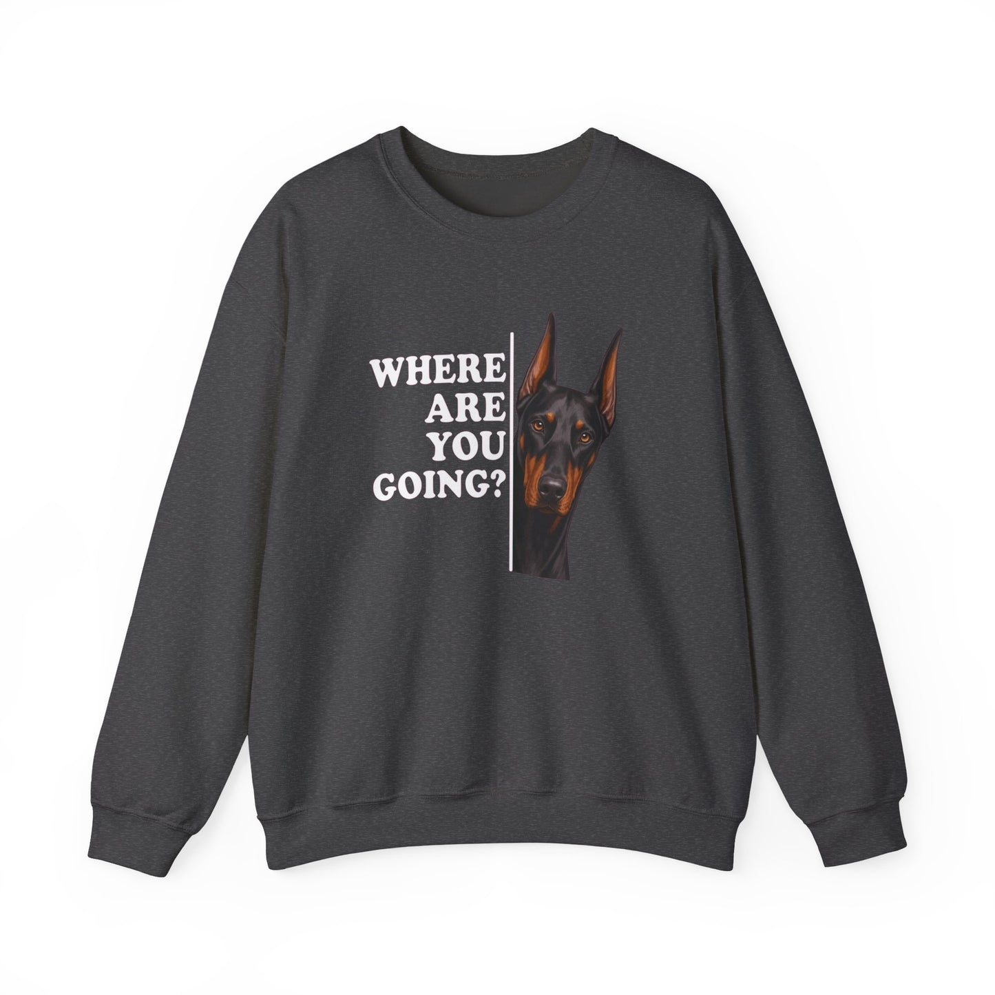 Doberman Alert Crewneck Sweatshirt