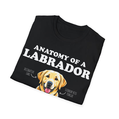 Anatomy Of A Yellow Labrador Tee