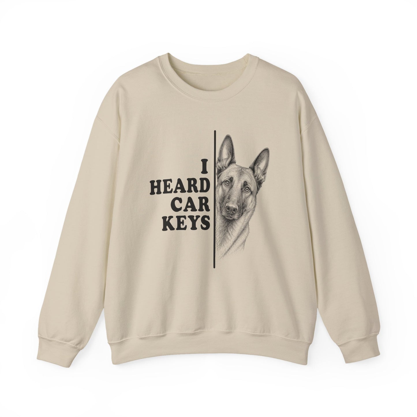 Belgian Malinois Car Keys Crewneck Sweatshirt