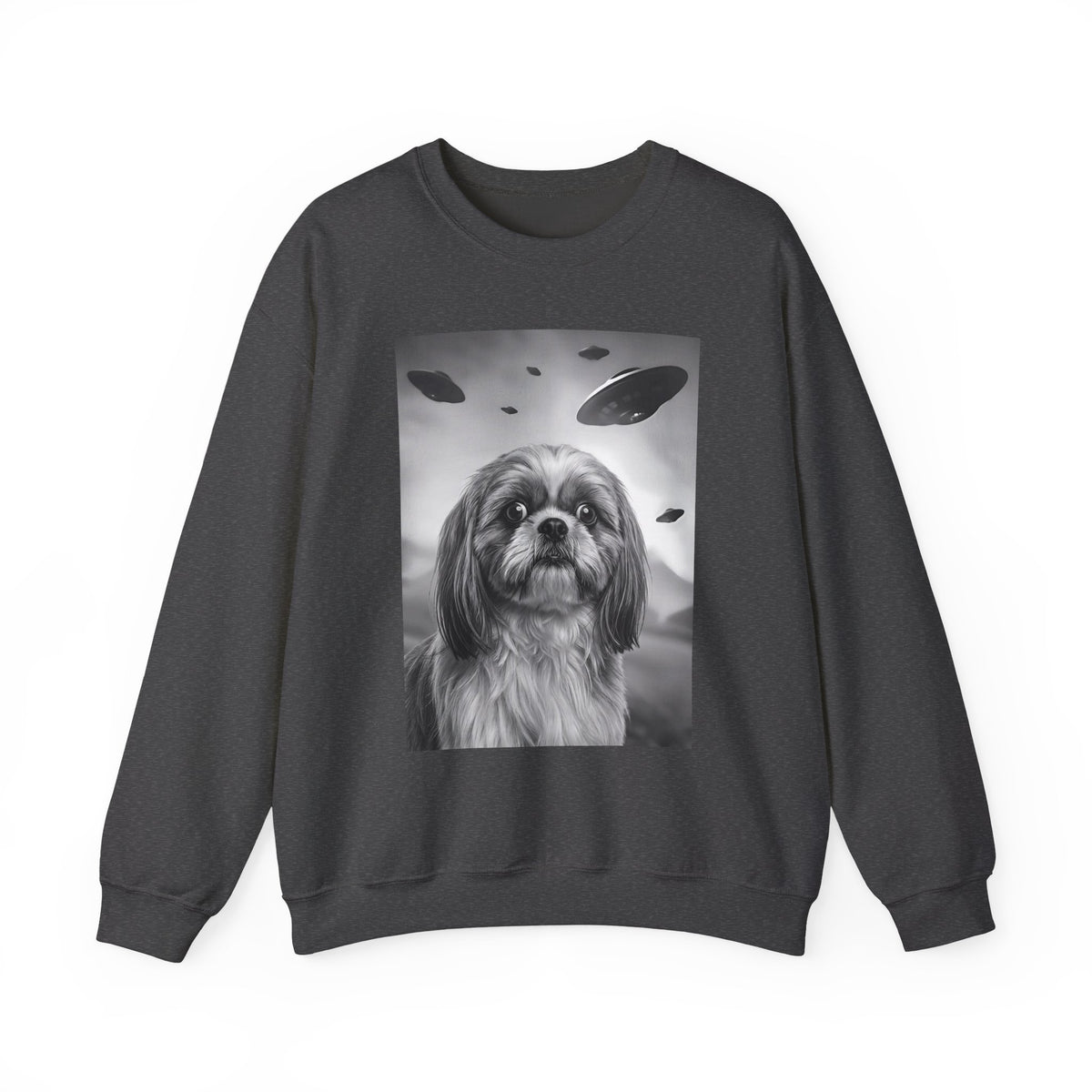 Shih Tzu UFO Crewneck Sweatshirt