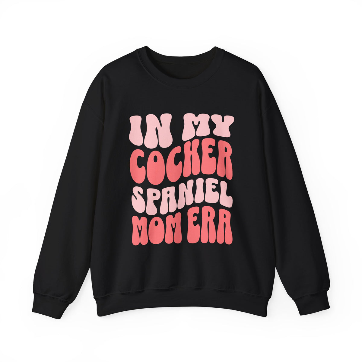Cocker Spaniel Mom Era Crewneck Sweatshirt