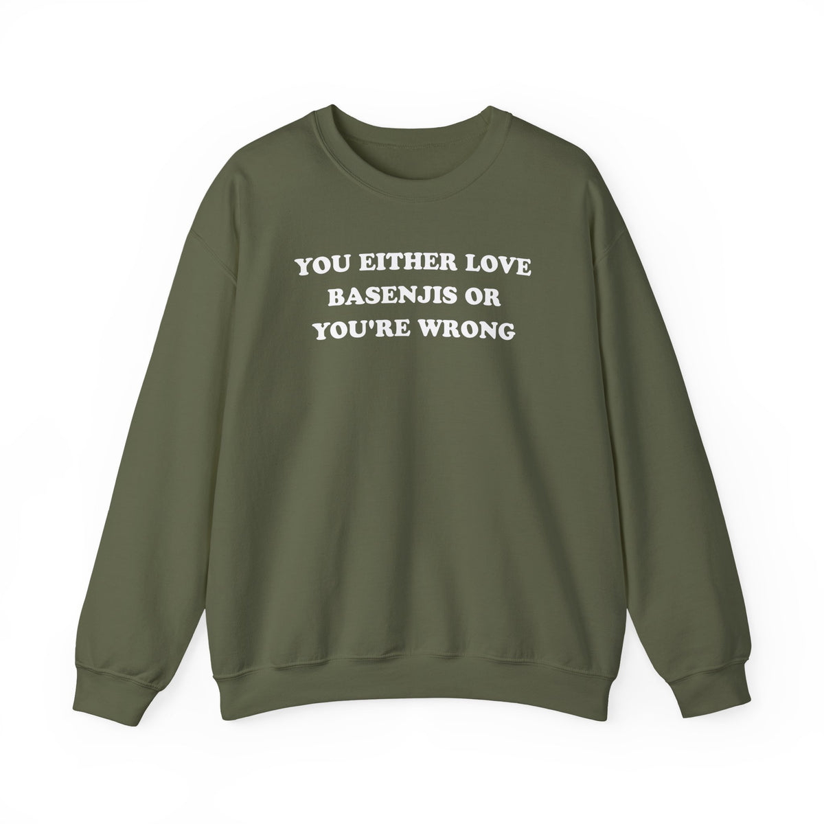 Love Basenji Crewneck Sweatshirt