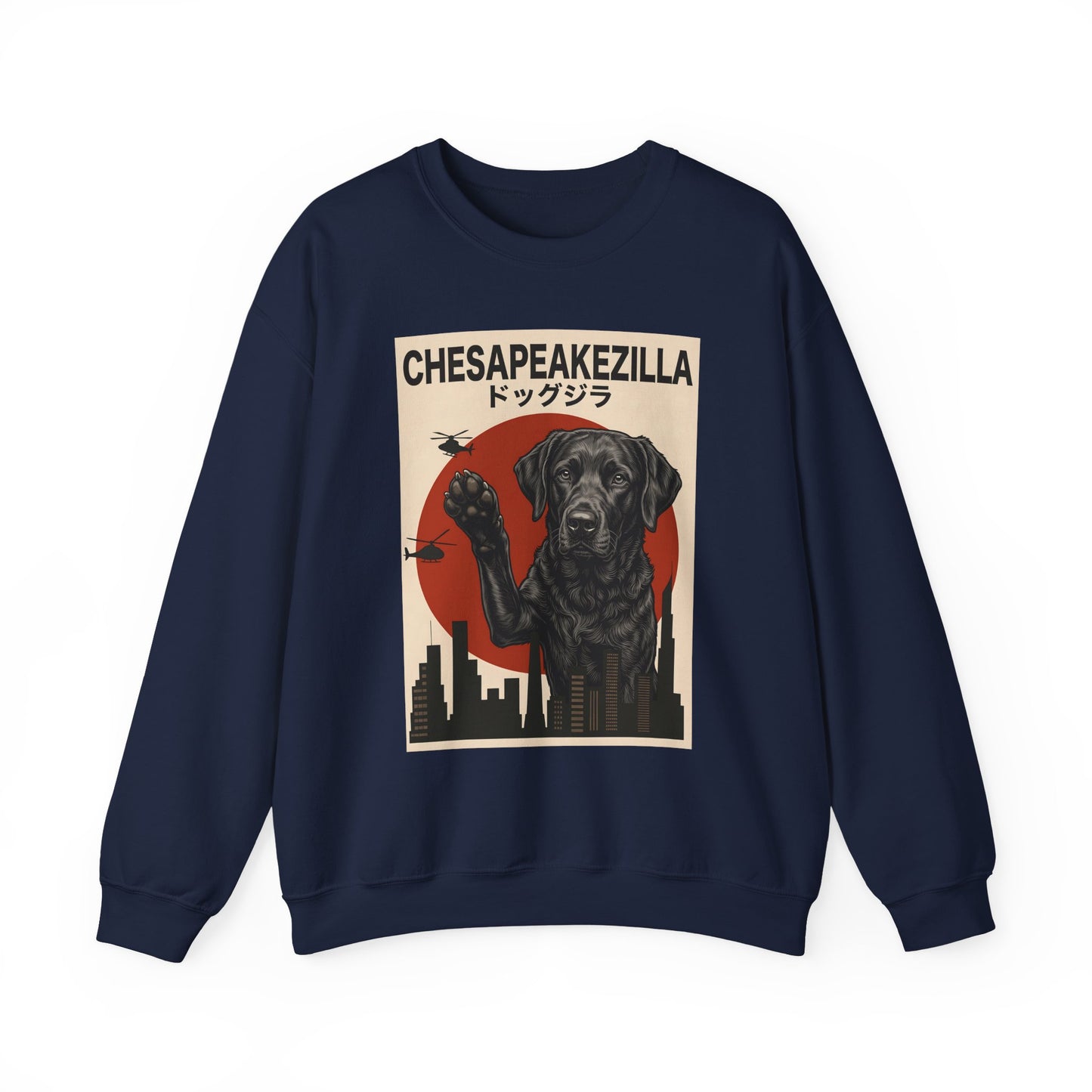 Chesapeake Bay Retriever Chesapeakezilla Crewneck Sweatshirt