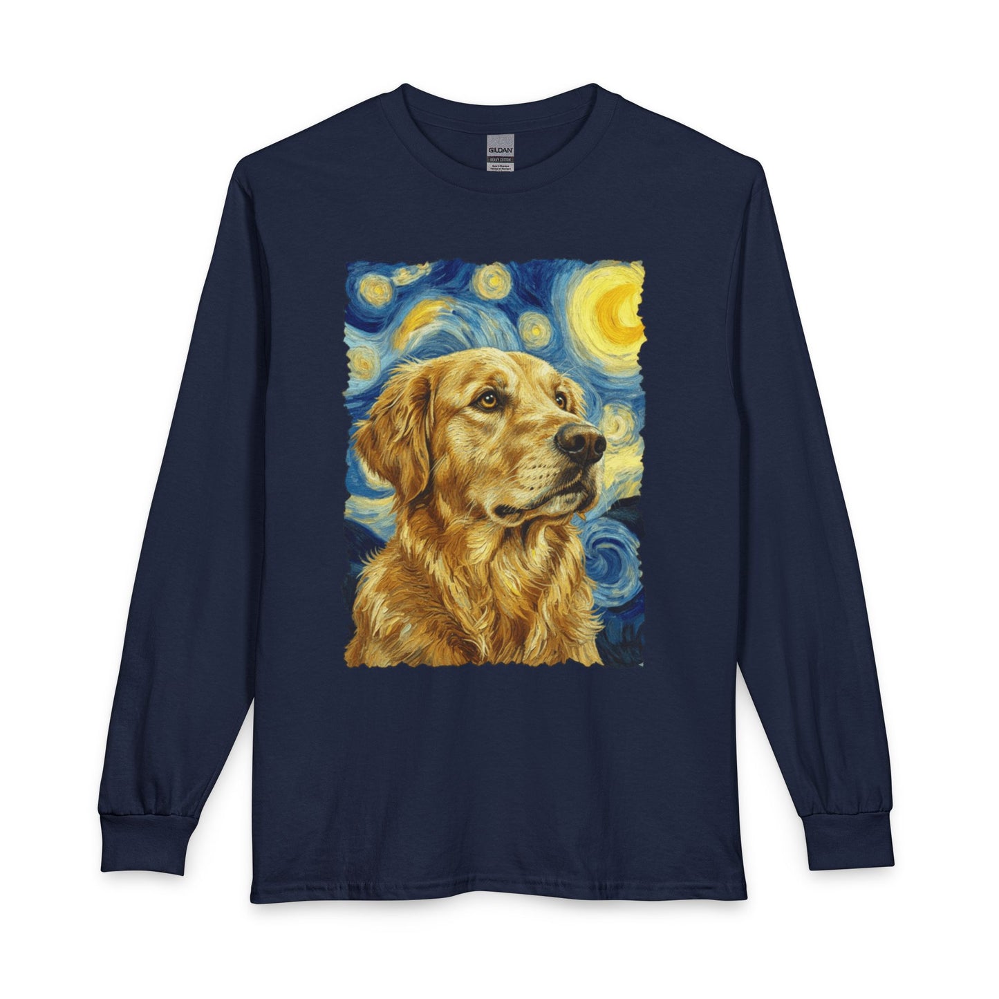 Golden Retriever Van Gogh Long Sleeve
