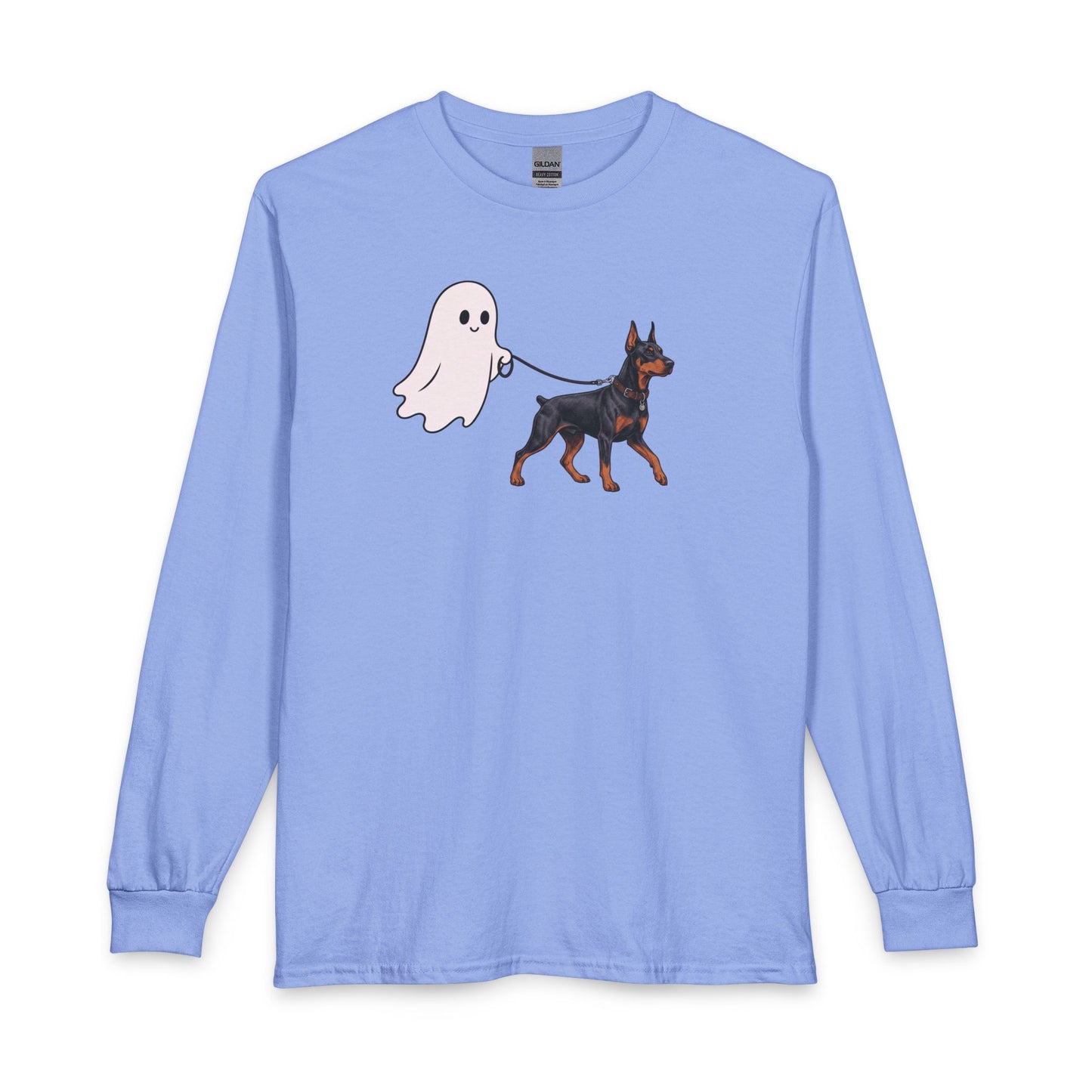 Doberman Halloween Ghost Long Sleeve