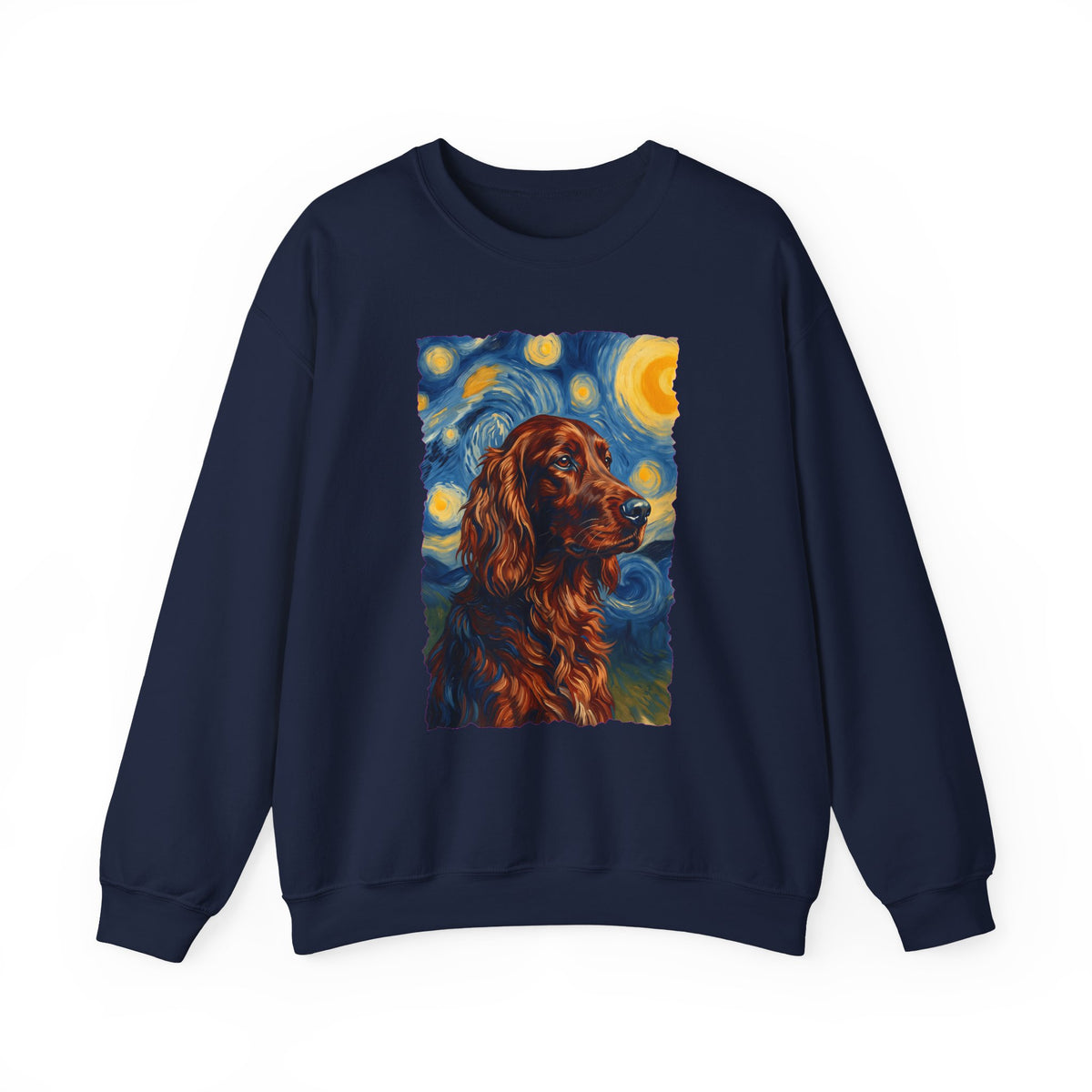 Irish Setter Van Gogh Crewneck Sweatshirt