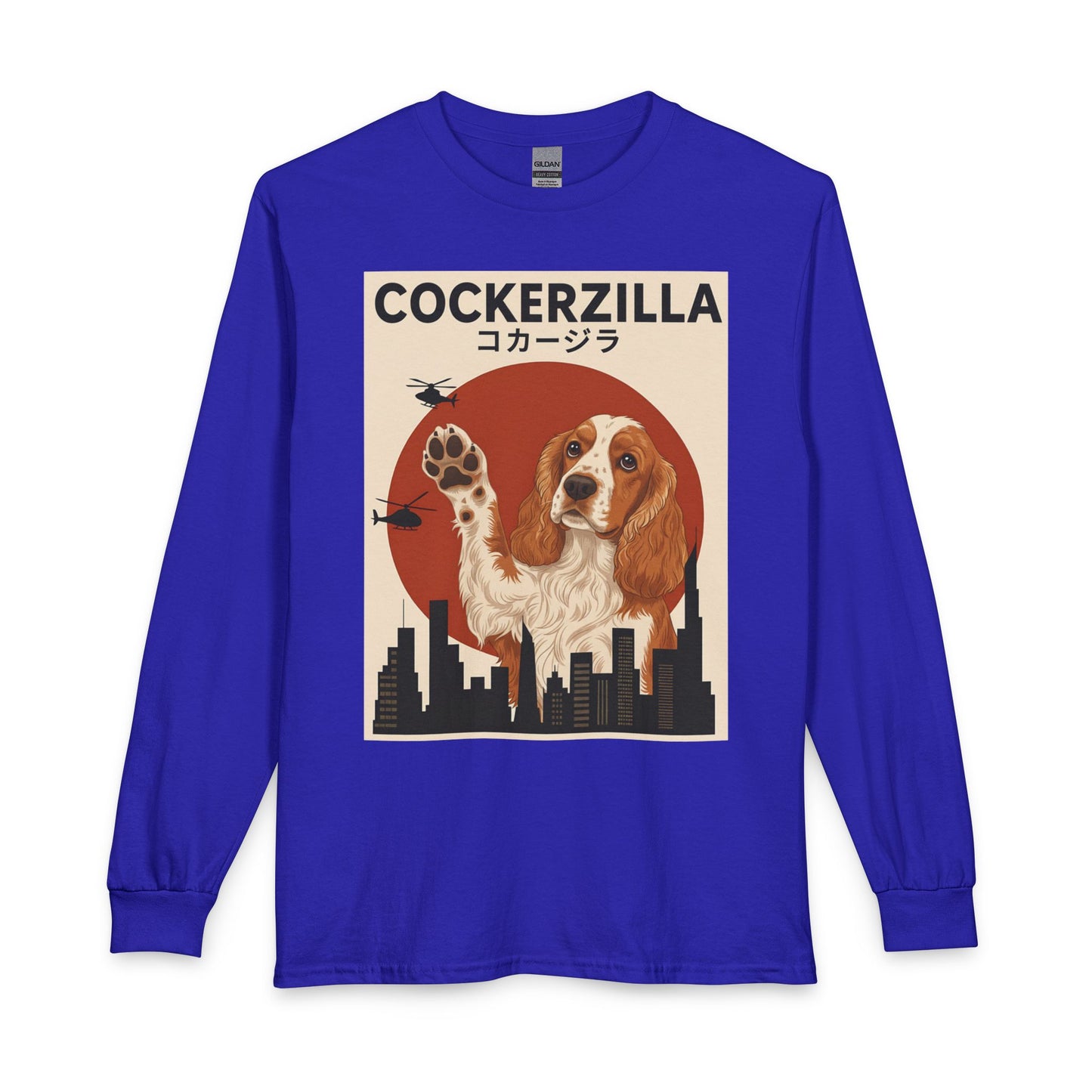 Cockerzilla Cocker Spaniel Long Sleeve